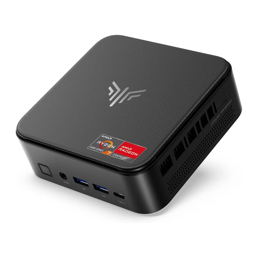 NiPoGi E3B Mini PC, AMD Ryzen 5 7430U 16GB LPDDR4 512GB SSD Windows 11 Pro