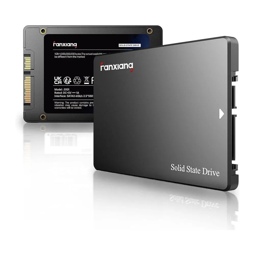 fanxiang S101 SSD 1TB- SATA III 6 GB/s, Disco Duro ssd 1tb, 2,5 Pulgadas-Velocidad de Lectura 550 MB/s, para