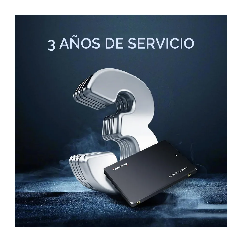 fanxiang S101 SSD 1TB- SATA III 6 GB/s, Disco Duro ssd 1tb, 2,5 Pulgadas-Velocidad de Lectura 550 MB/s, para — 3
