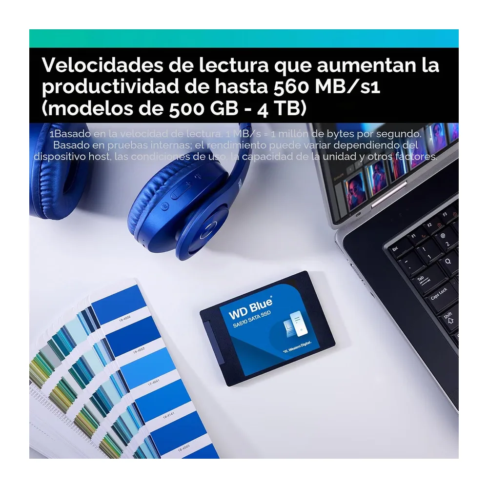 WD Blue SA510 500 GB SATA 2.5" Unidad de estado sólido SSD — 3