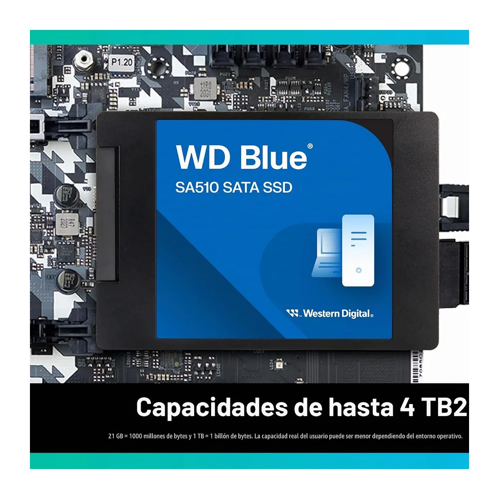 WD Blue SA510 500 GB SATA 2.5" Unidad de estado sólido SSD — 4