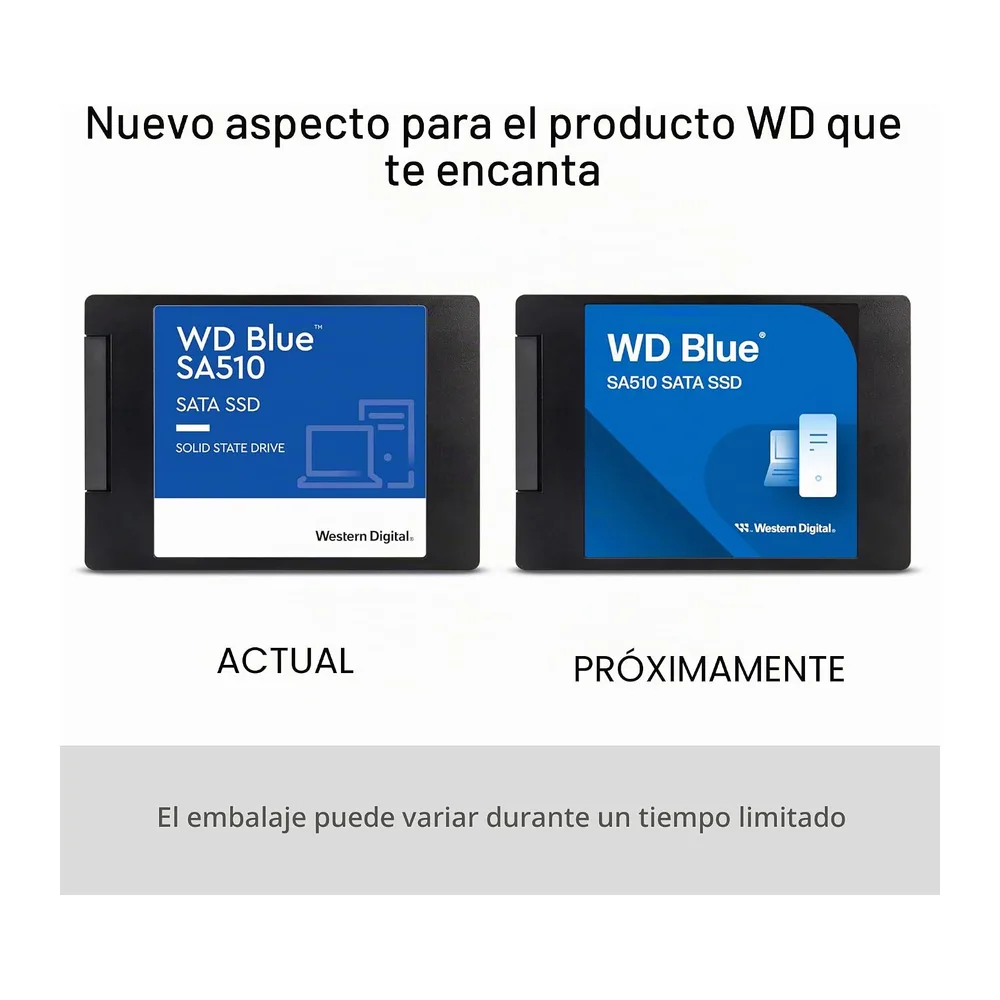 WD Blue SA510 500 GB SATA 2.5" Unidad de estado sólido SSD — 6