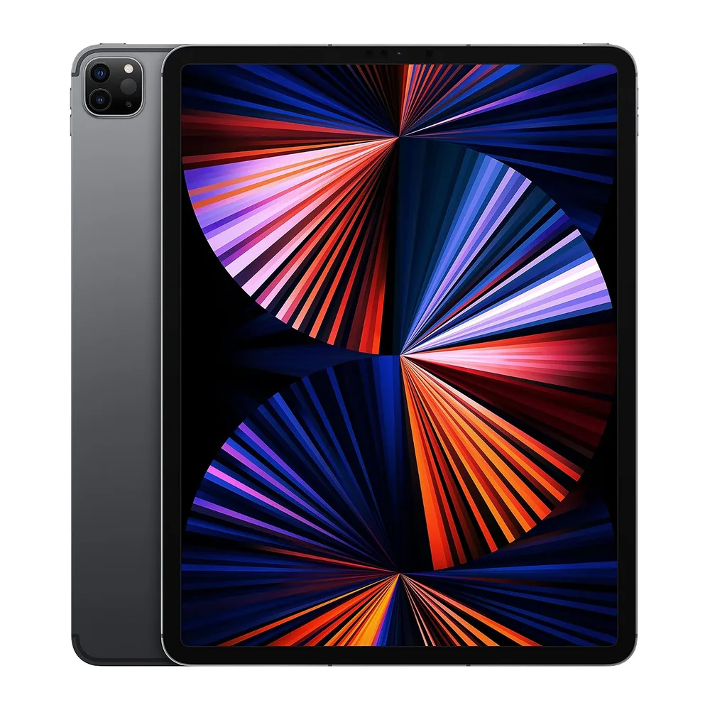 Apple 2021 iPad Pro (12.9-Pulgadas, Wi-Fi + Cellular, 128GB) - Gris Espacial (Reacondicionado)