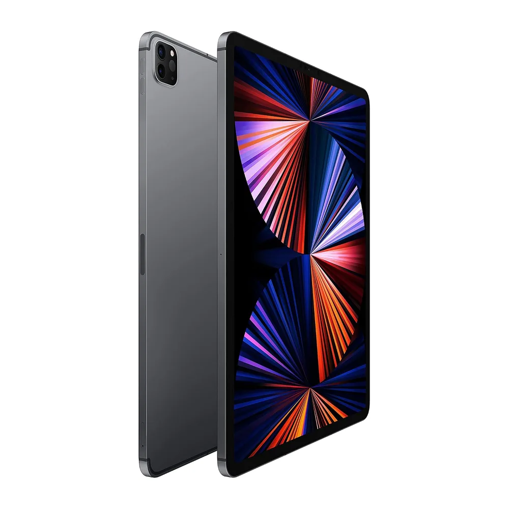 Apple 2021 iPad Pro (12.9-Pulgadas, Wi-Fi + Cellular, 128GB) - Gris Espacial (Reacondicionado) — 3