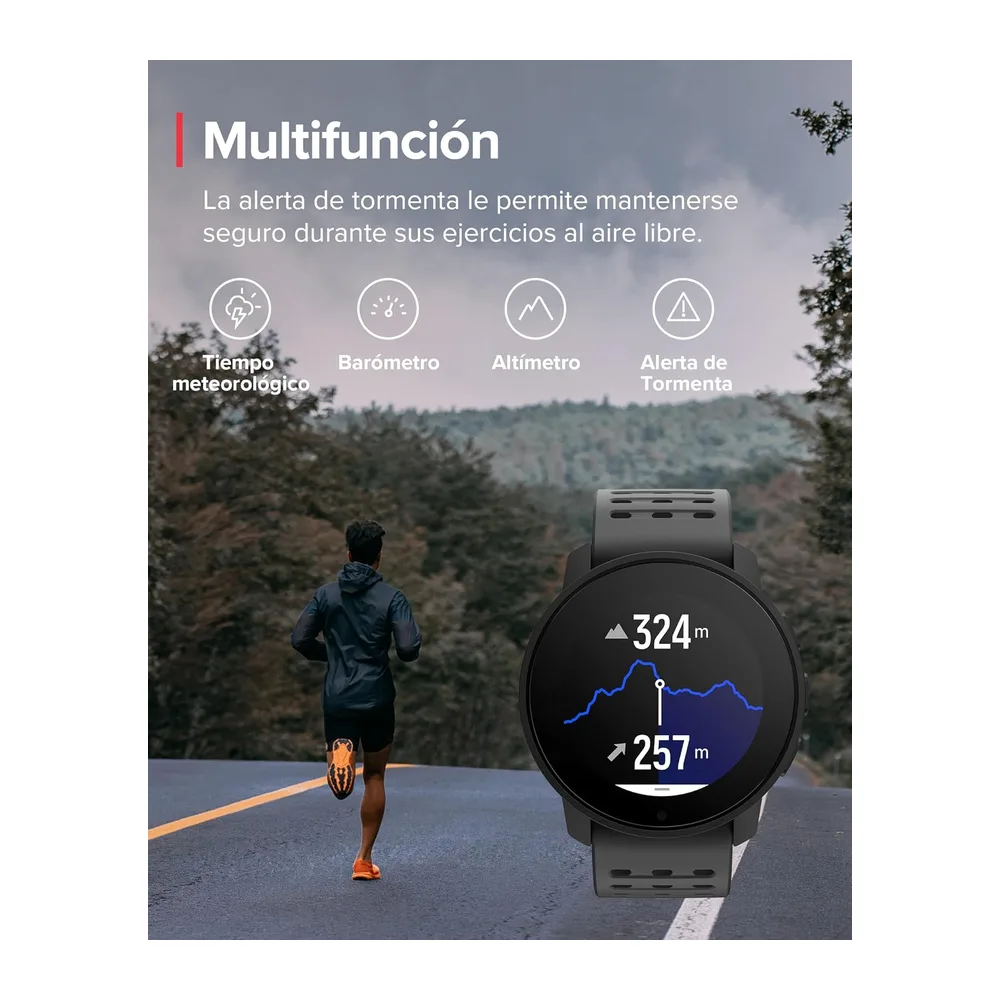 Suunto 9 Peak Pro Reloj Deportivo GPS, Pantalla AMOLED 1.2” con 95+ Modos — 6