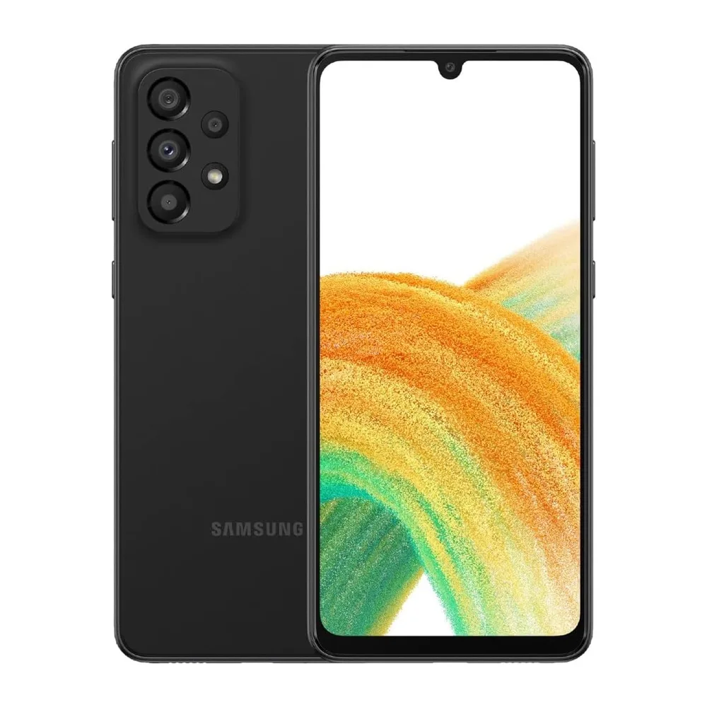 SAMSUNG Galaxy A33 5G (128 GB) Negro - Smartphone Android de 6 GB RAM, Teléfono Móvil Libre con Carga rápida,