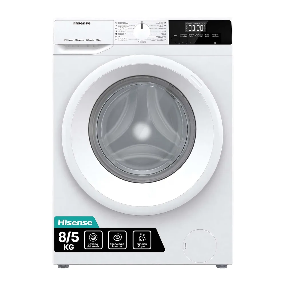 Hisense WDQE8014EVJM Lavadora Secadora 8+5 Kg