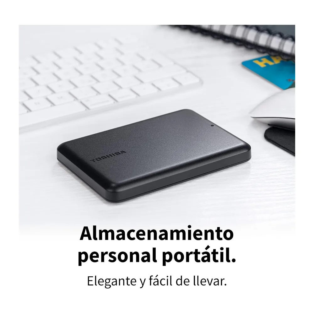 Toshiba Canvio Partner 2TB - Disco Duro Externo portátil de 2,5'', USB 3.2, Compatible con Mac y Windows. — 5