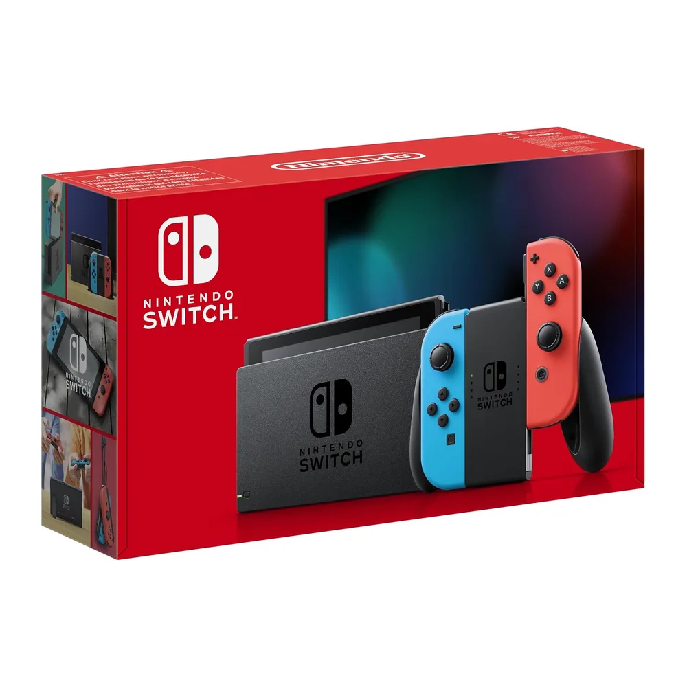 Nintendo Consola Switch - Color Azul Neón/Rojo Neón