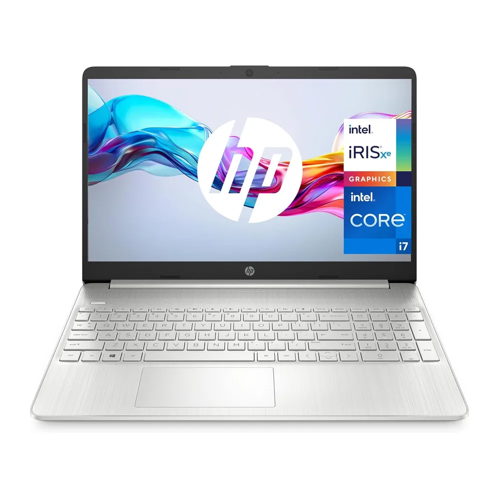 HP 15s-fq5100ns - Ordenador portátil de 15.6" Full HD (Intel Core i7-1255U, 16GB RAM, 512GB SSD, Intel Iris