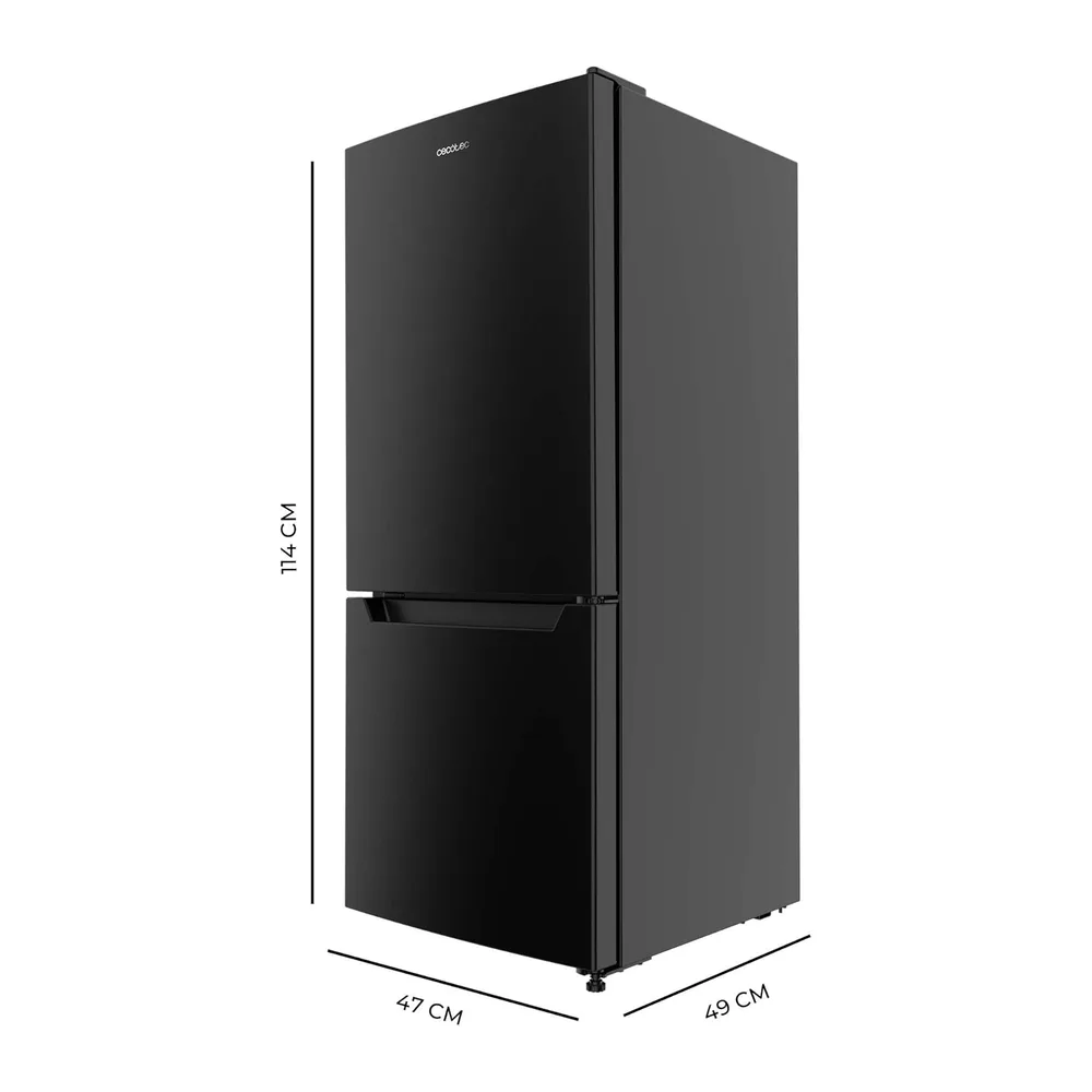 Cecotec Frigorífico Combi No Frost Bolero CoolMarket Combi 117 DF Black E. Frigorífico combi negro — 2