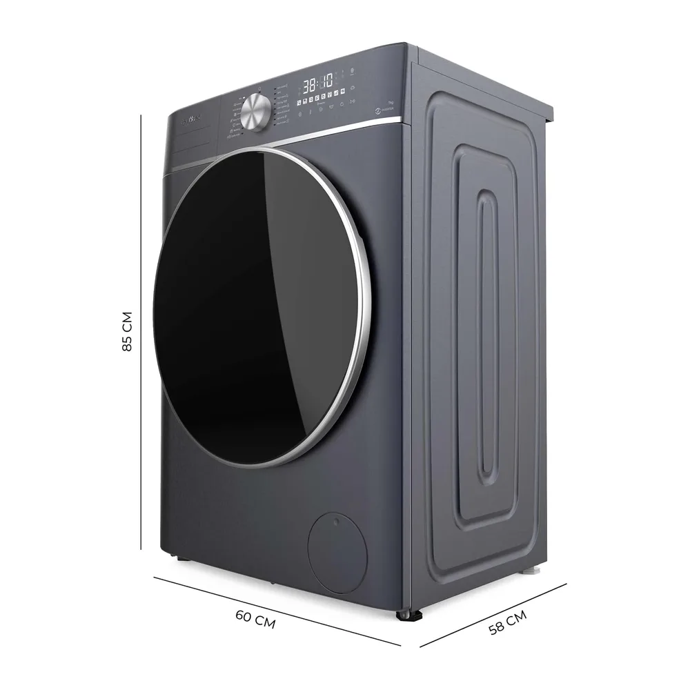 Cecotec Lavadora Secadora - 10Kg + 6Kg Carga Frontal Bolero Wash&Dry 10680 Inverter Titanium A. 1400RPM, 16 — 2