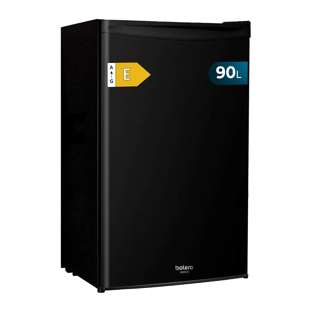 Cecotec Nevera Pequeña Frigorífico Mini Retro 91L 1 Puerta Bolero Coolmarket TT Origin 90 Black E.