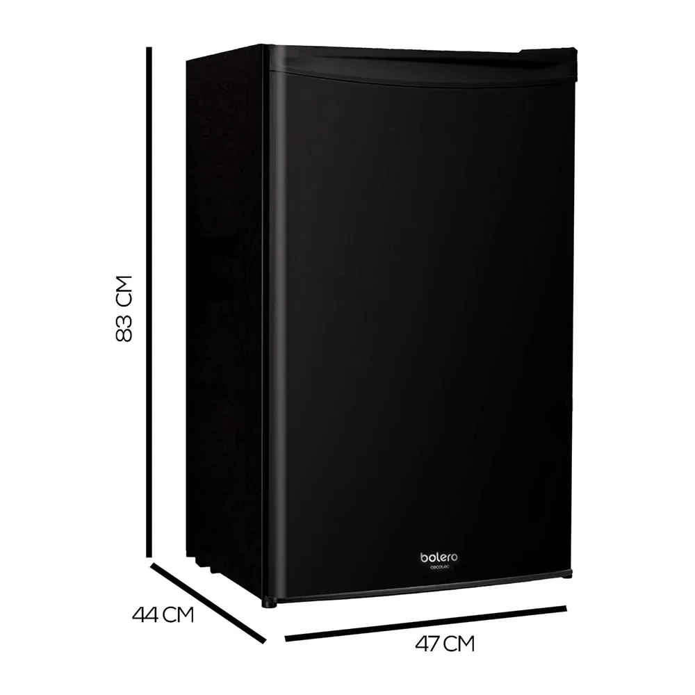 Cecotec Nevera Pequeña Frigorífico Mini Retro 91L 1 Puerta Bolero Coolmarket TT Origin 90 Black E. — 2