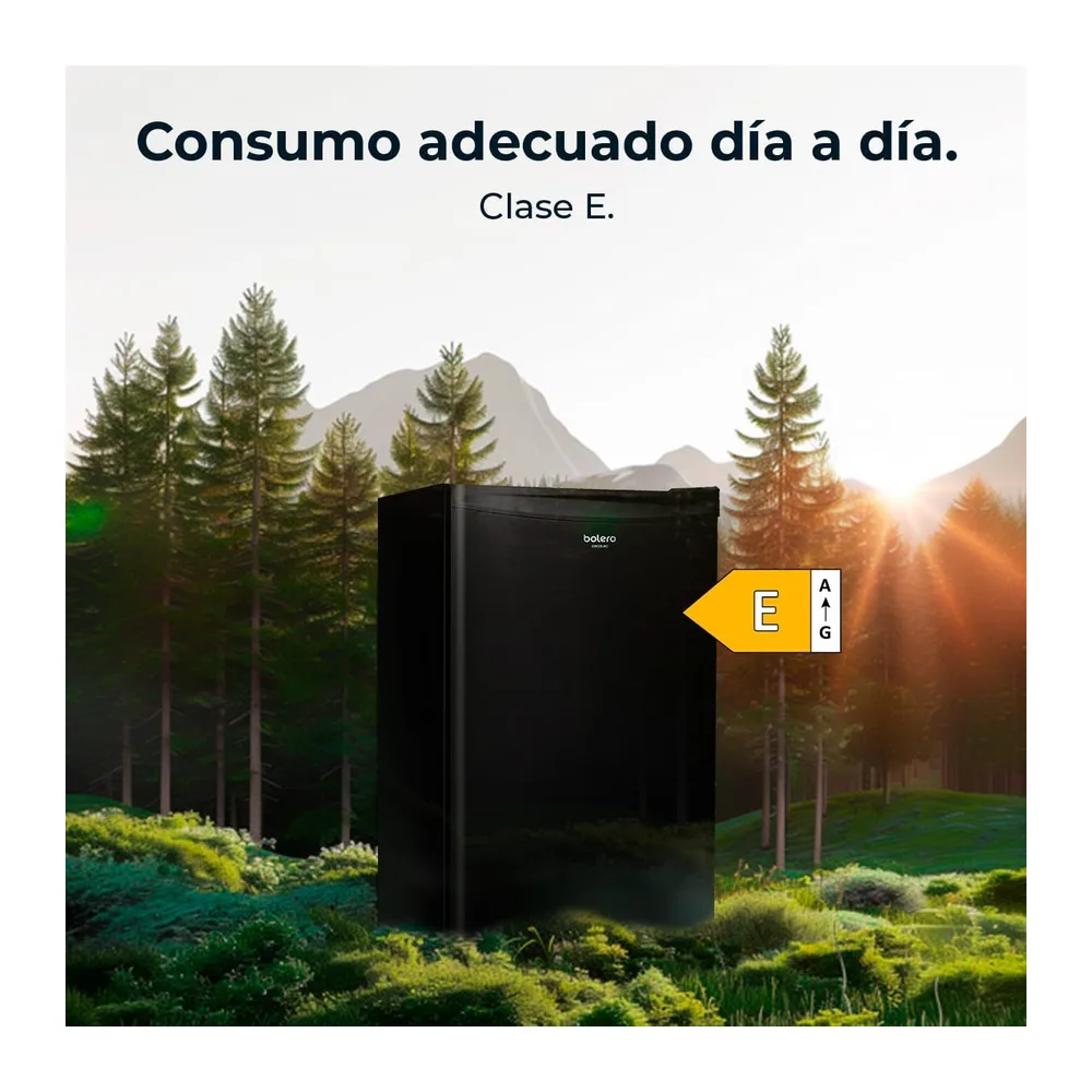 Cecotec Nevera Pequeña Frigorífico Mini Retro 91L 1 Puerta Bolero Coolmarket TT Origin 90 Black E. — 6