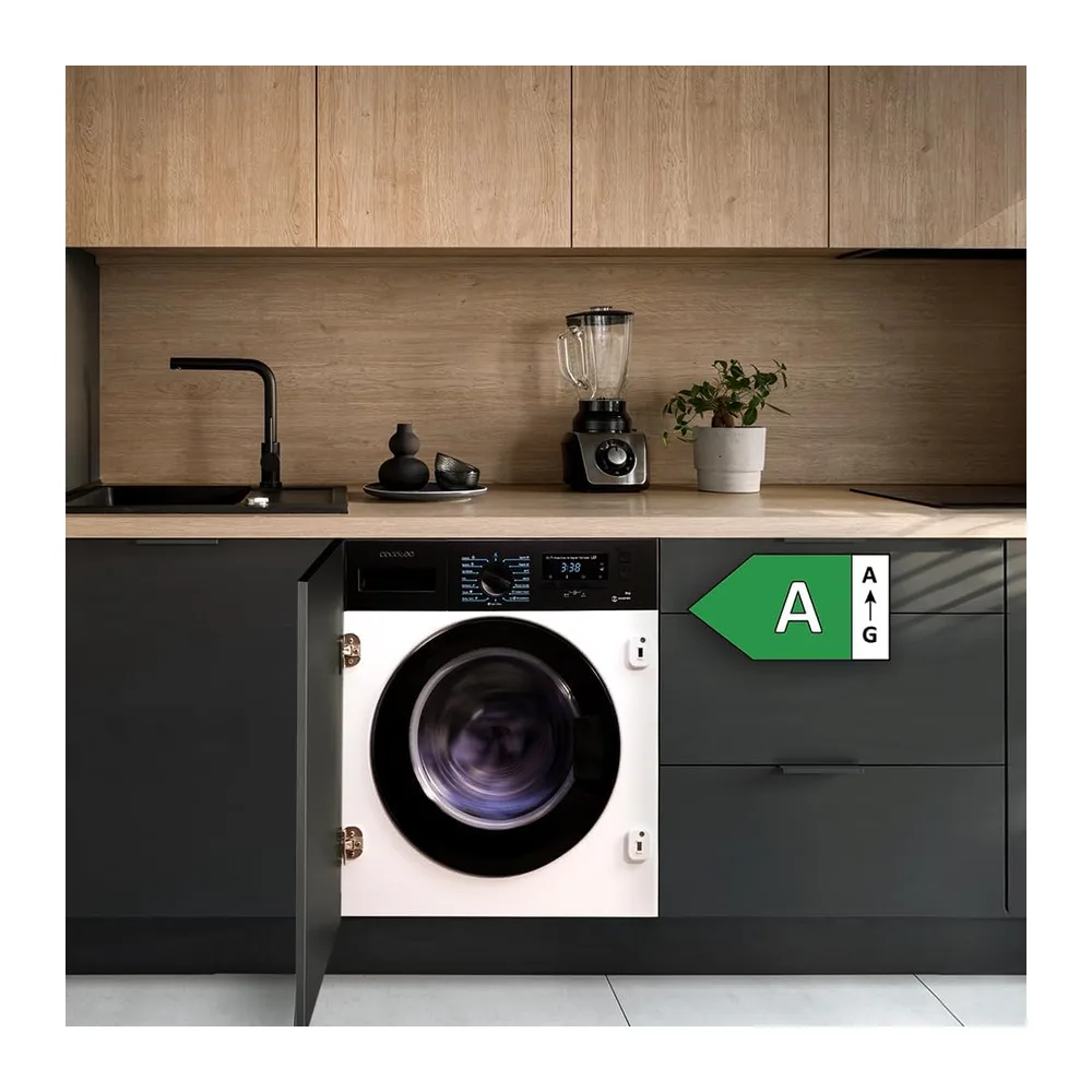 Cecotec Lavadora 9Kg Integrable Bolero DressCode 940 BI Inverter A. 1400RPM Máximas Regulables — 4