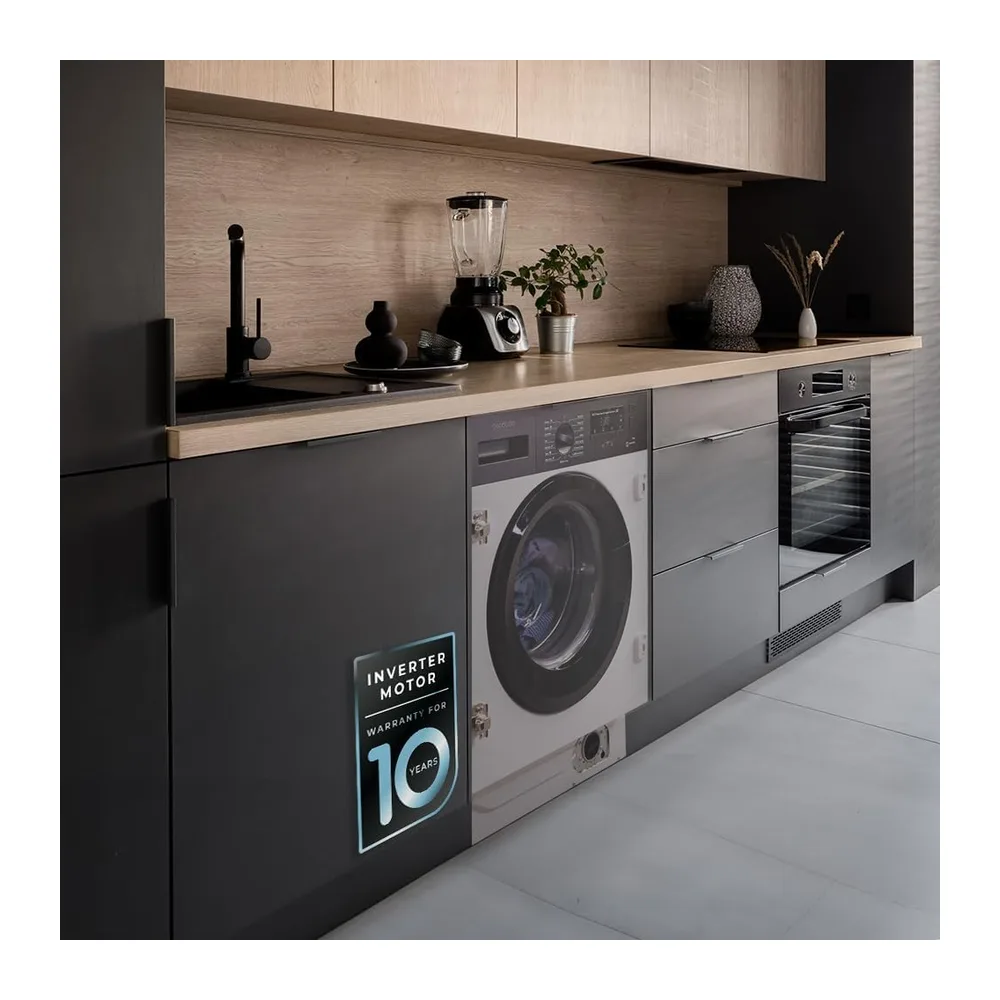 Cecotec Lavadora 9Kg Integrable Bolero DressCode 940 BI Inverter A. 1400RPM Máximas Regulables — 5