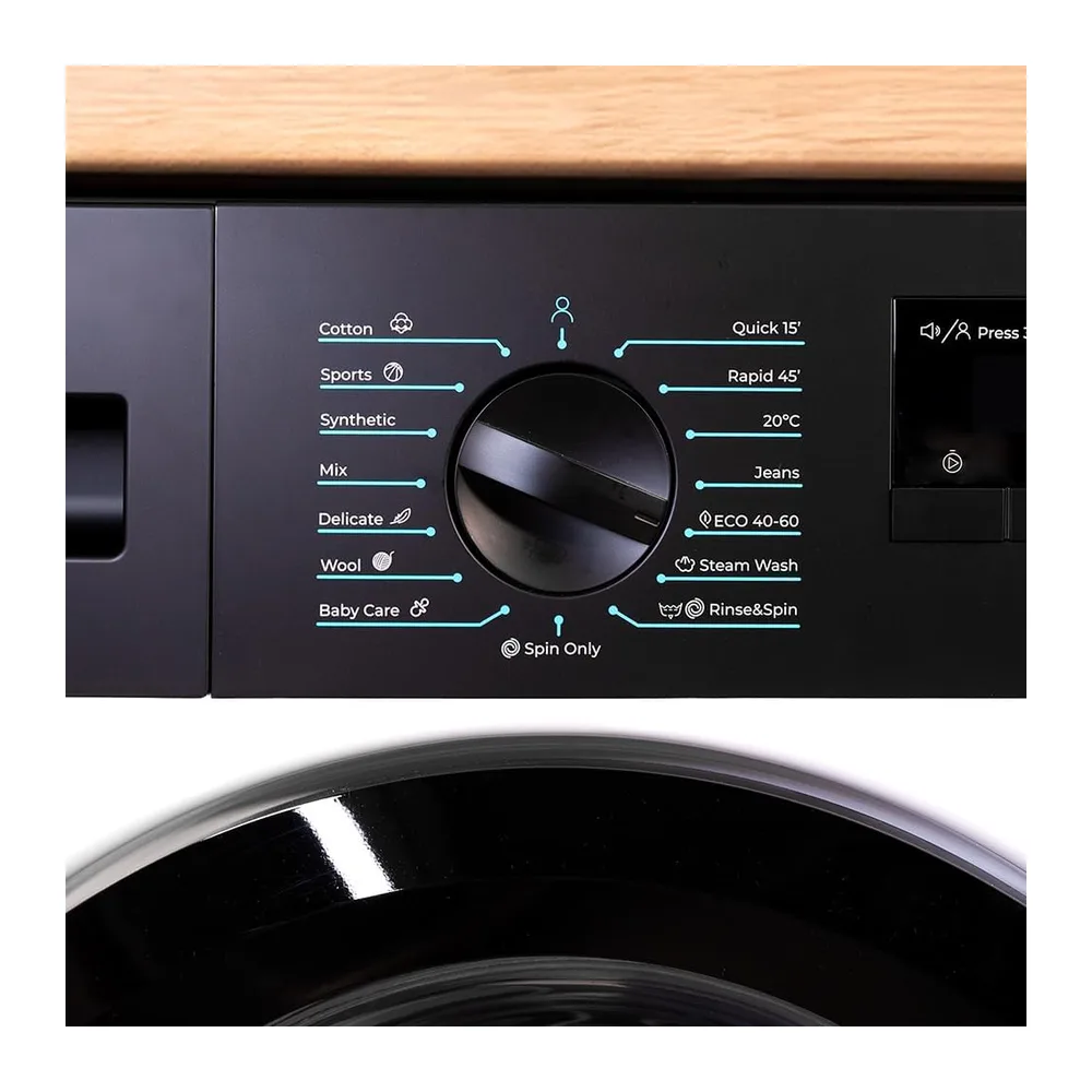 Cecotec Lavadora 9Kg Integrable Bolero DressCode 940 BI Inverter A. 1400RPM Máximas Regulables — 6