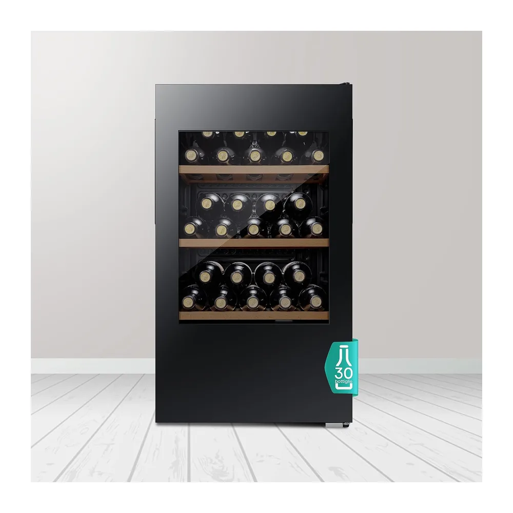 Hisense RW12D4NWG0 - Vinoteca 93 Litros G-Class 30 botellas, Puerta Reversible,Total No Frost [Clase de — 3