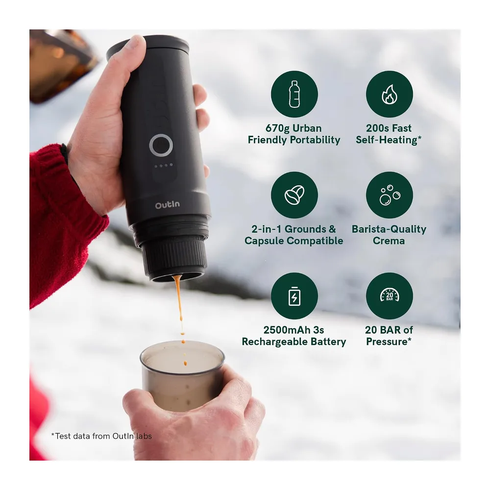 OutIn Nano Máquina de café espresso eléctrica portátil — 3