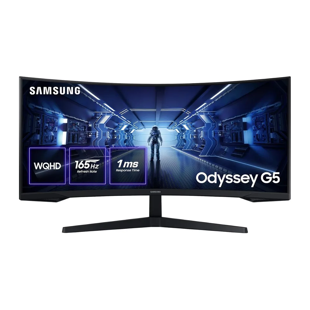 Samsung Odyssey G55T Curved Gaming Monitor 34"