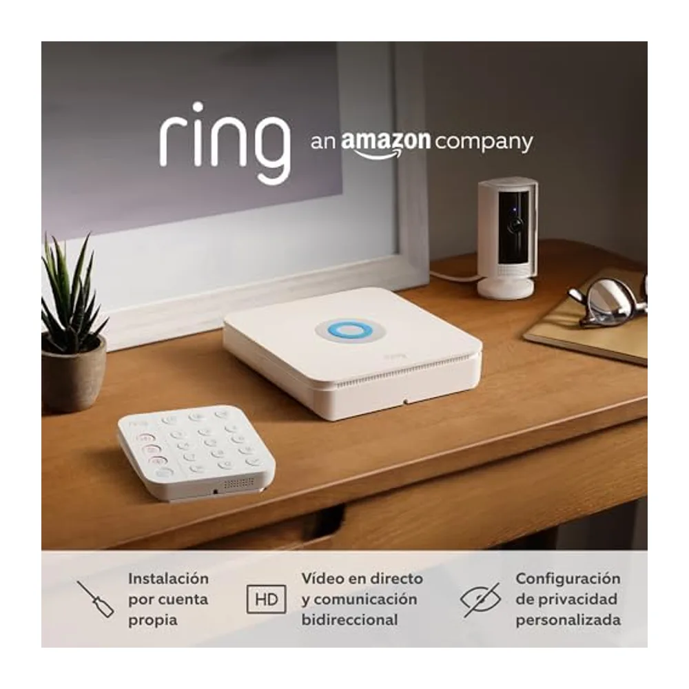 Kit de Ring Alarm M + Cámara interior (Indoor Camera 2ª gen)