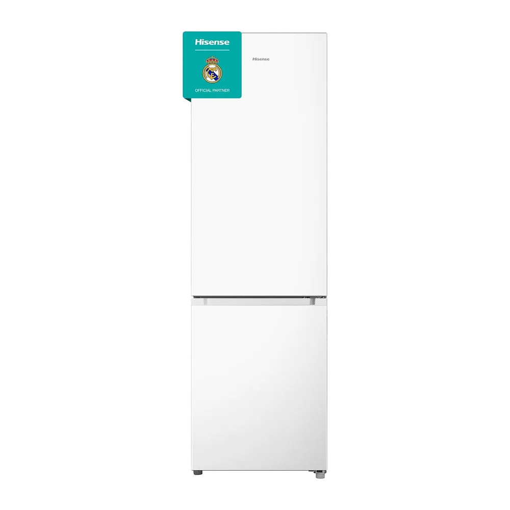 Hisense RB343D4CWE - Frigoríficos Combi, 269L, Clase E, An 55cm x Al 180cm, Apertura de Puertas 90º, Puerta