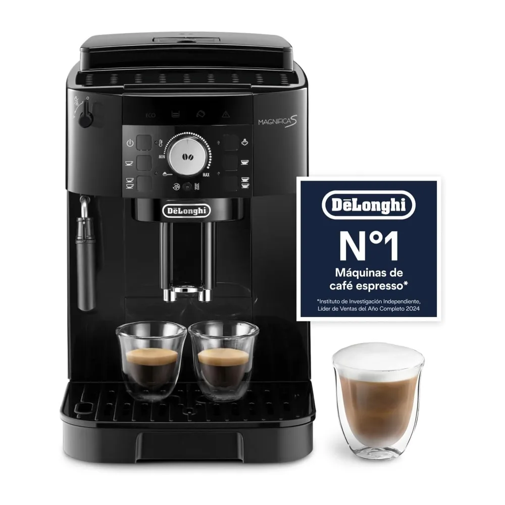 De'Longhi Magnifica S - Cafetera Superautomática 2 Bebidas Negro