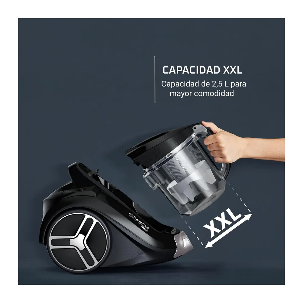 Rowenta Compact Power XXL, Aspiradora Sin Bolsa, 3 Acc, Marrón — 5