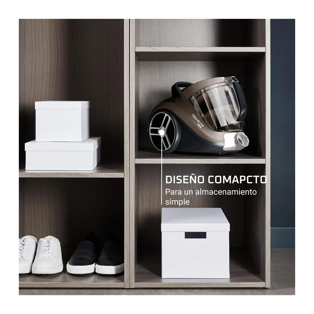 Rowenta Compact Power XXL, Aspiradora Sin Bolsa, 3 Acc, Marrón — 6