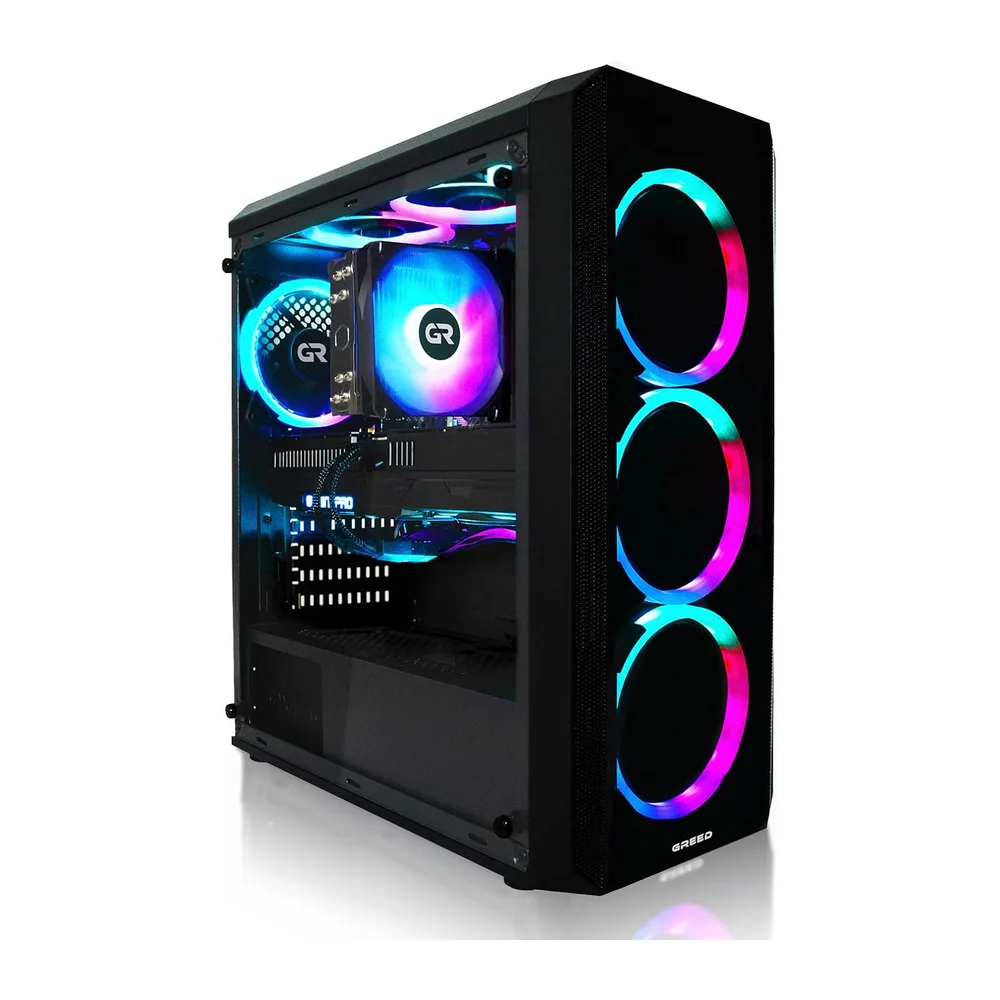 Greed® MK2 - Gaming PC - AMD Ryzen 7 5700X - AMD Radeon RX 9060 XT (8GB)