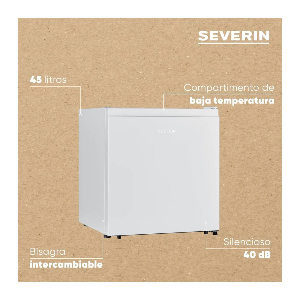 SEVERIN Mini nevera con compartimento de baja temperatura — 4
