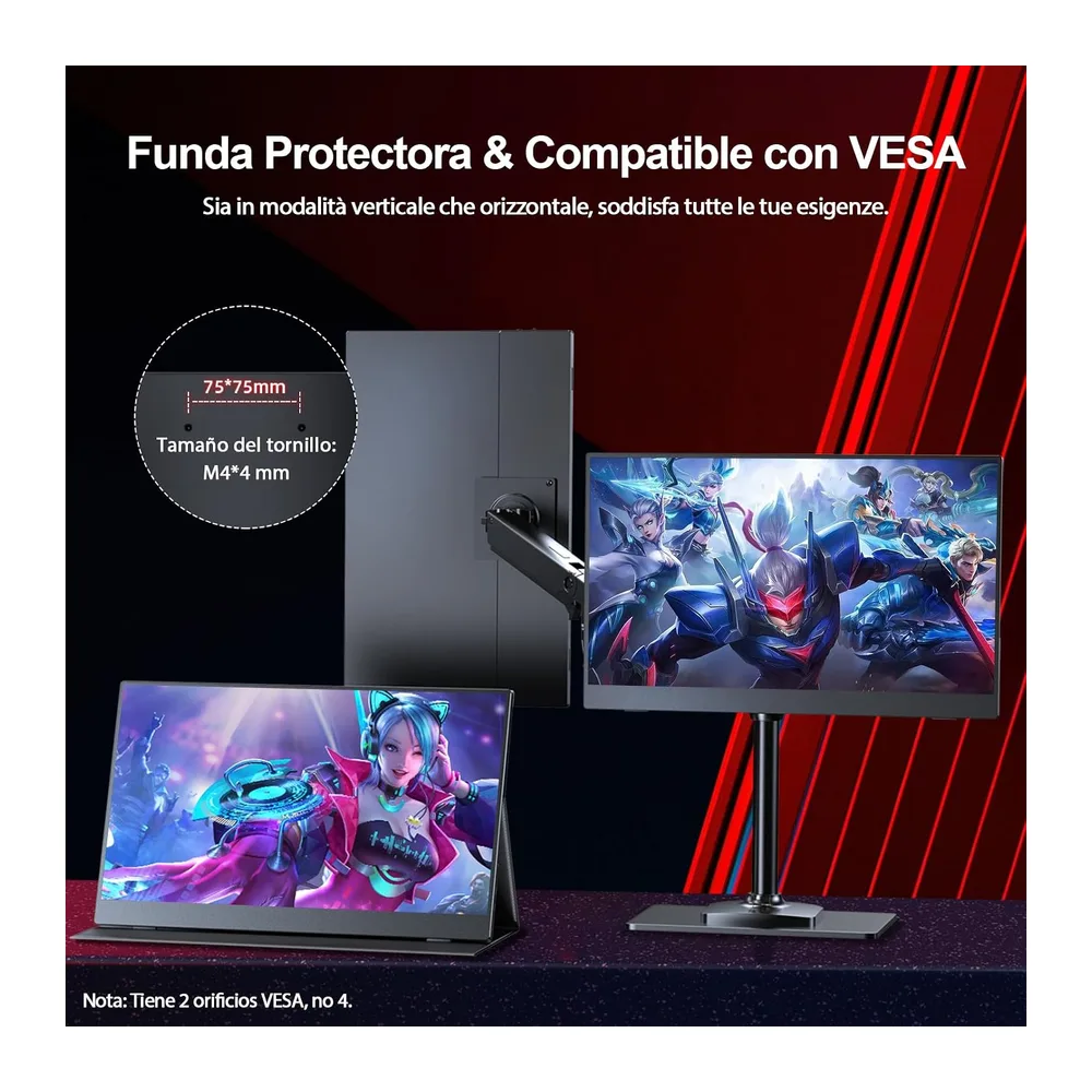 UPERFECT 16 Pulgadas 2K 120Hz Monitor Portátil — 6