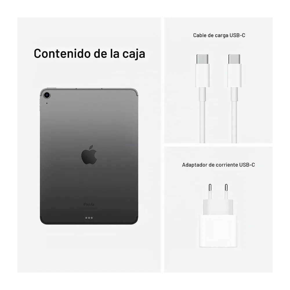 Apple 2022 iPad Air (10.9-Pulgadas, Wi-Fi + Cellular, 256 GB) - Gris Espacial (Reacondicionado) — 6
