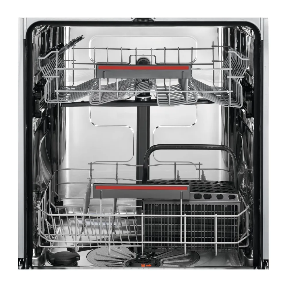 AEG Lavavajillas de 60 cm, FFB64607ZM, 13 cubiertos, Motor Inverter, Libre Instalación, Display LCD, 8 — 4
