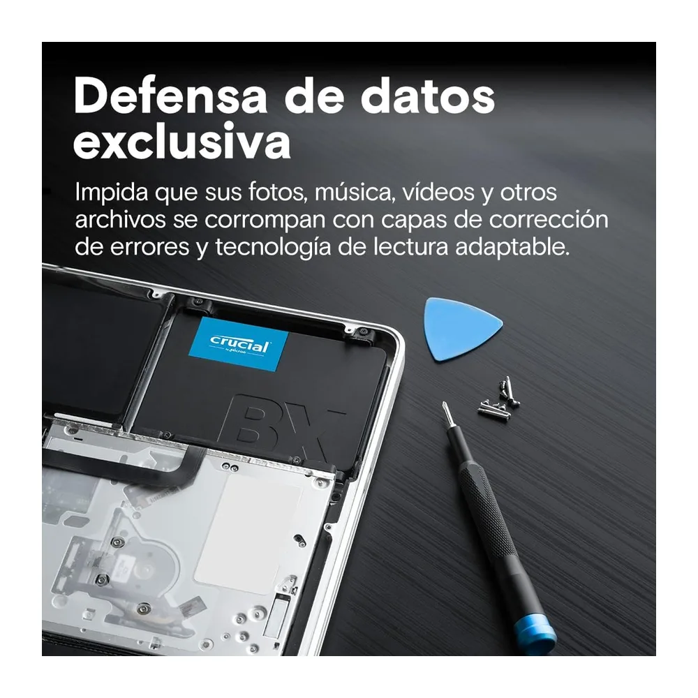 Crucial BX500 SATA SSD 1TB Interno 2.5", hasta 540MB/s, Compatible con Ordenador Portátil y de Sobremesa — 3