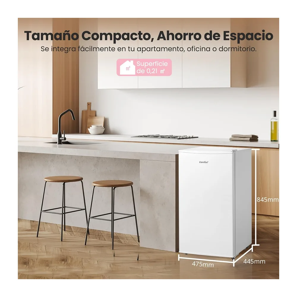 COMFEE' 60L Congelador Vertical para Cocina Pequeña — 5