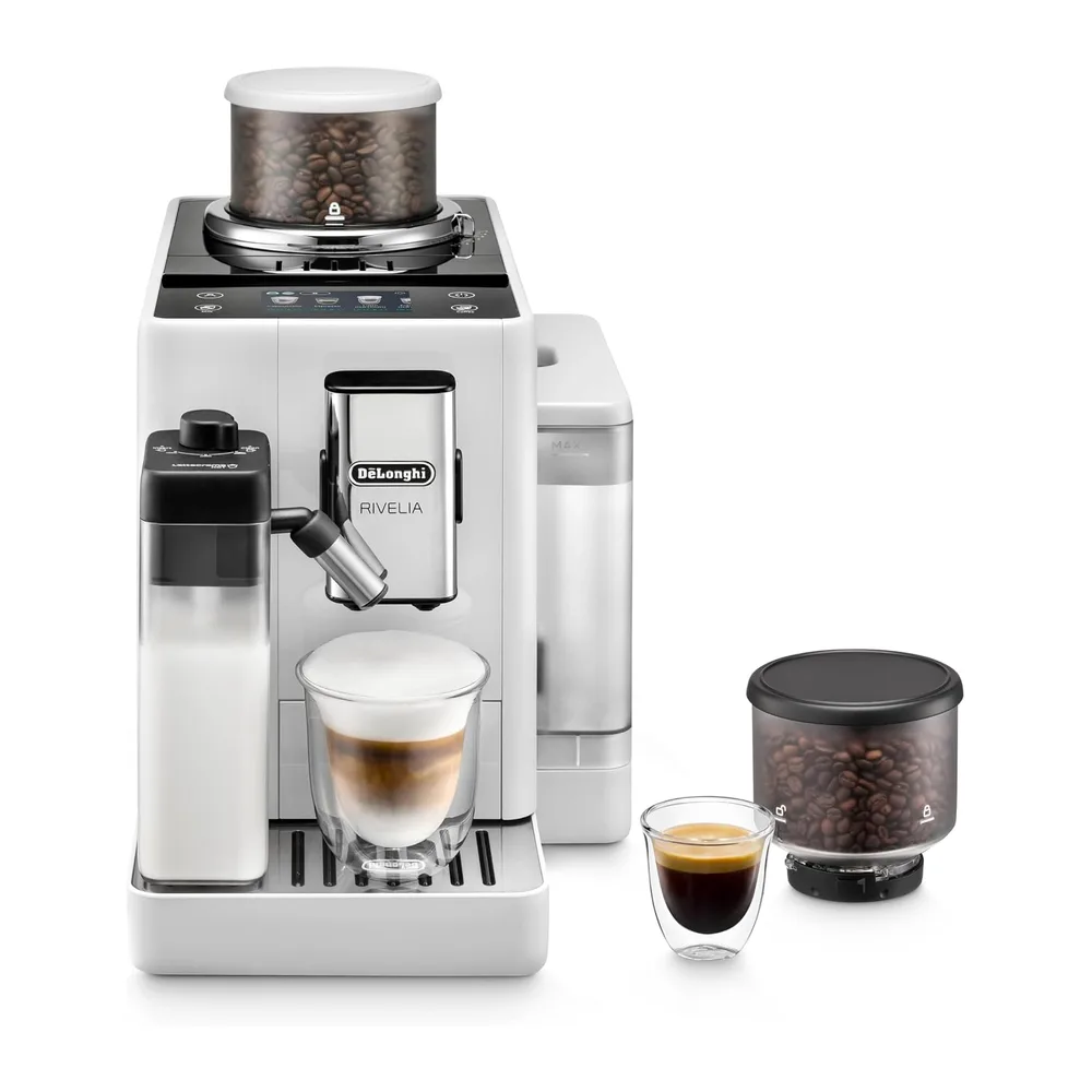 De'Longhi Rivelia - Cafetera Superautomática 16 Bebidas Blanco — 4