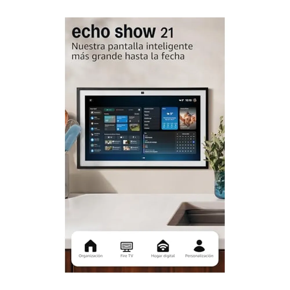 Amazon Echo Show 21 | Espectacular pantalla inteligente HD de 21" con Fire TV integrado, sonido rico y — 6