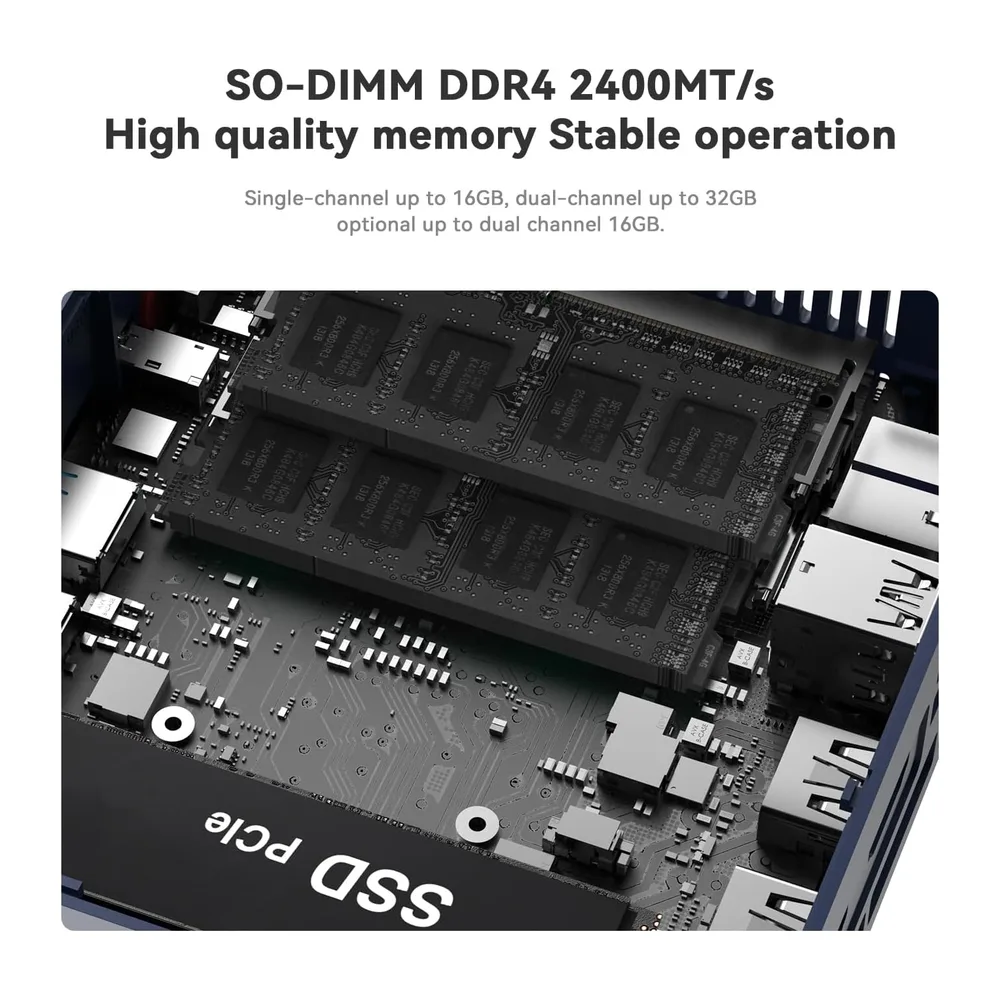 Beelink SER3 3200U Mini PC, AMD Ryzen 3 3200U,16GB DDR4 RAM, 500GB SSD — 4