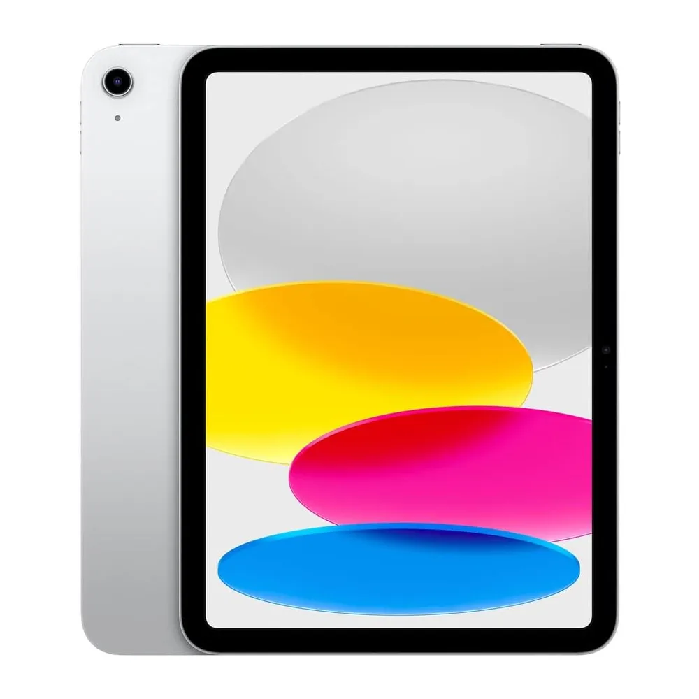 Apple iPad (10.ª Generación, 10.9-Pulgadas, 2022), 64GB, Wi-Fi, Plata (Reacondicionado)