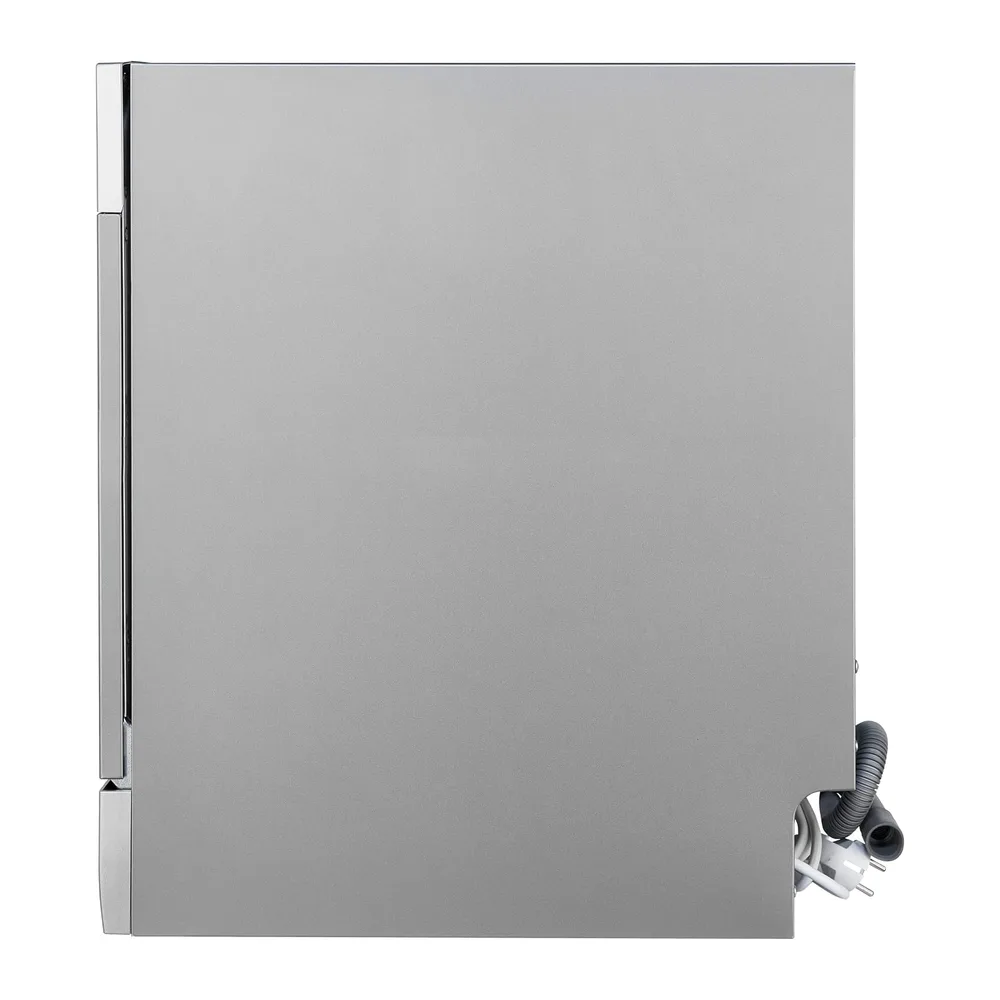 Exquisit® Lavavajillas Compacto 55cm, 8 Servicios, Plateado, Clase D, Apertura Automática, Secado Extra, 7 — 3