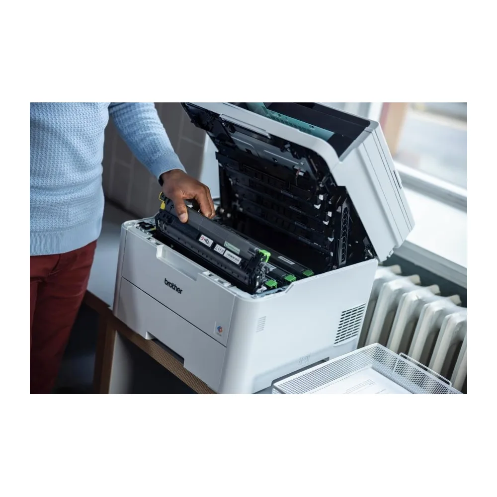 Brother DCPL3560CDW, Impresora multifunción láser LED Color WiFi con alimentador de Documentos de 50 Hojas e — 2