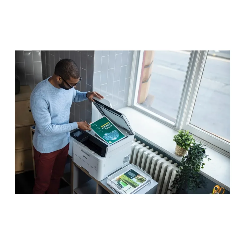 Brother DCPL3560CDW, Impresora multifunción láser LED Color WiFi con alimentador de Documentos de 50 Hojas e — 6