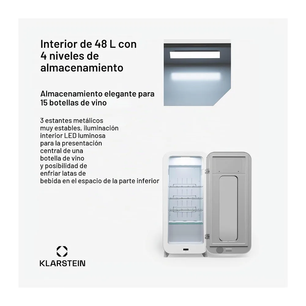 KLARSTEIN Nevera para vino independiente — 4