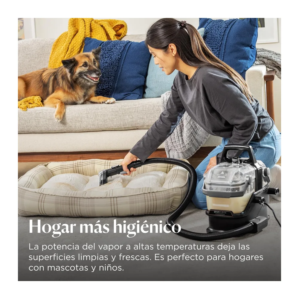 BISSELL SpotClean HydroSteam Aspiradora de Agua Tapicería 1000W 3689N — 4