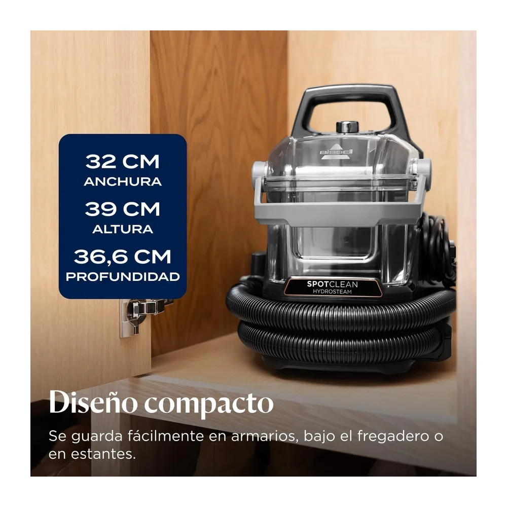 BISSELL SpotClean HydroSteam Aspiradora de Agua Tapicería 1000W 3689N — 6