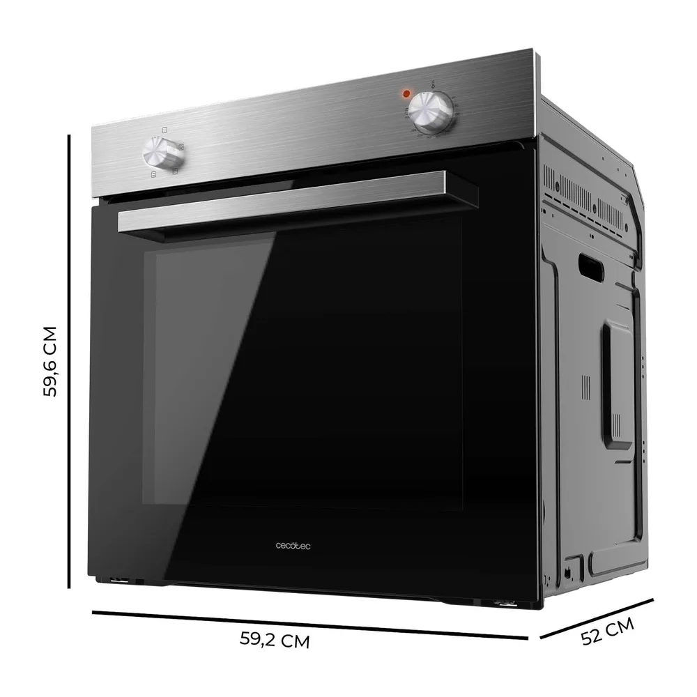 Cecotec Horno Integrable Convencional Bolero Hexa C126000 Inox A. 2800W — 2