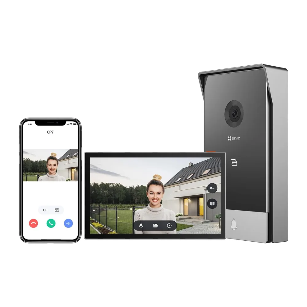 EZVIZ 2K Videoportero Timbre Video Sistema Intercomunicador CP7