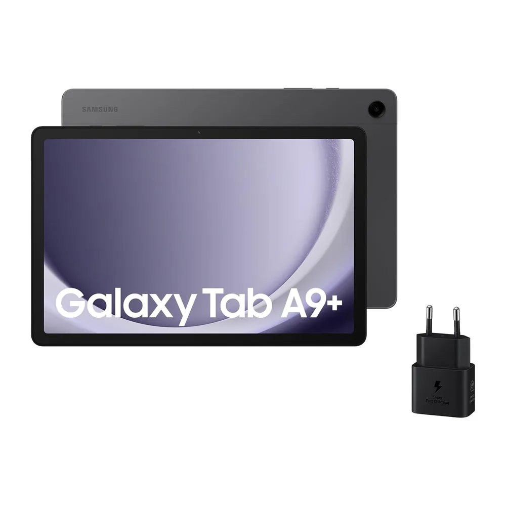 Samsung Galaxy Tab A9+ Tablet Android, 128 GB Almacenamiento, WiFi, Pantalla 11”, Sonido 3D, Gris (Versión